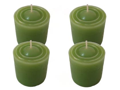 Imagem de Kit 4 Velas Perfumadas Com Aroma De Erva Doce - Cor Verde