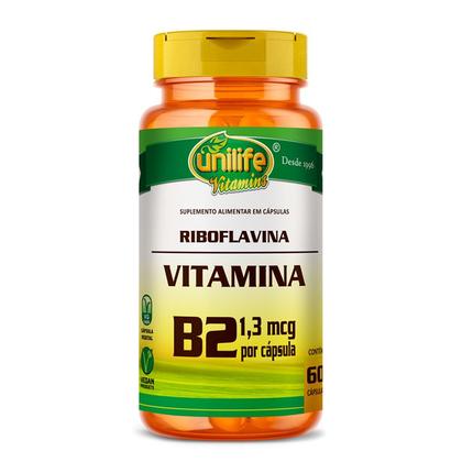 Imagem de KIT 4 VITAMINA B2 RIBOFLAVINA - 60 Cápsulas 500mg UNILIFE