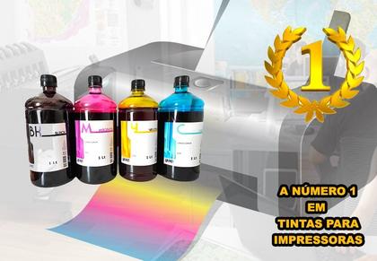 Imagem de Kit 4 x 100ML Compatível Tinta Impressora HP DesingJet Z9+ H45000 Z6200 Alta Qualidade Kings Of Ink