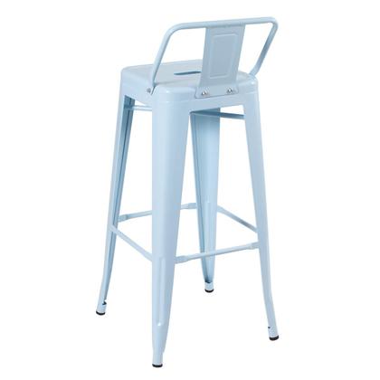 Imagem de KIT - 4 x banquetas altas Iron Tolix com encosto - 76 cm -