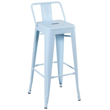 Imagem de KIT - 4 x banquetas altas Iron Tolix com encosto - 76 cm -