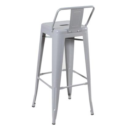 Imagem de KIT - 4 x banquetas altas Iron Tolix com encosto - 76 cm -