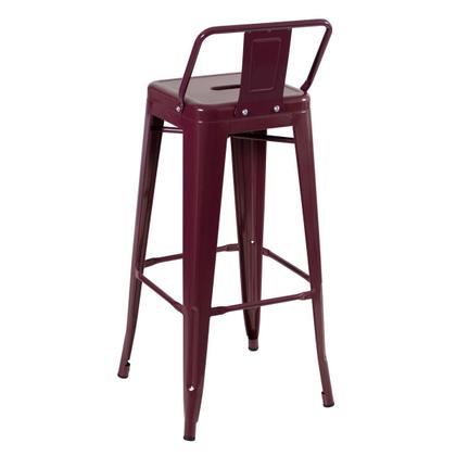 Imagem de KIT - 4 x banquetas altas Iron Tolix com encosto - 76 cm -