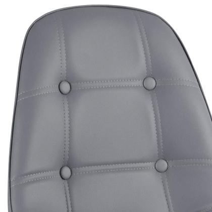 Imagem de KIT - 4 x cadeiras estofadas Eames Eiffel Botonê - Base de madeira clara