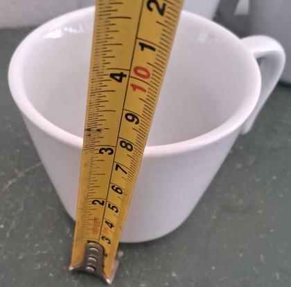 Imagem de kit 4 xicara chá /cafécafé 190 ml cabo prático