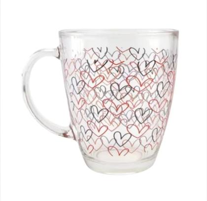 Imagem de Kit 4 Xícaras Canecas Chá Café Sem Pires Transparente Alça