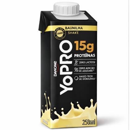Imagem de Kit 4 YOPRO Baunilha Shake 15g de Proteínas 250ml
