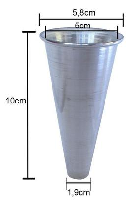 Imagem de Kit 40 Cones 10cm Produção De Casquinha De Churros Gastrobel