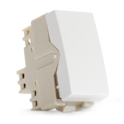 Imagem de Kit 40 conjunto interruptor simples 4x2 10a 250v com placa margirus sleek branco