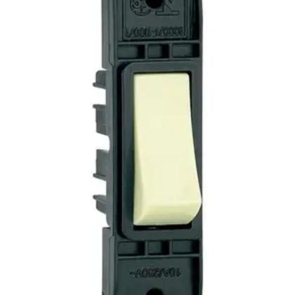 Imagem de Kit 40 Conjunto Sem Placa 1 Interruptor Simples Silentoque Vertical