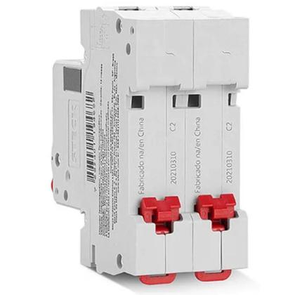 Imagem de Kit 40 Disjuntor Steck 50A Curva C SDD62C50 2 polos 3ka