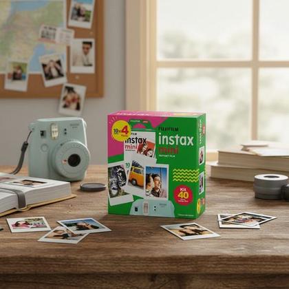 Imagem de Kit 40 Fotos Instax Mini Instant Film FujiFilm