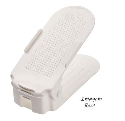 Imagem de Kit 40 Organizadores de sapato, saltos e tênis com regulagem de altura - Diversas Cores