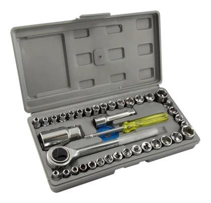 Imagem de Kit 40 Peças Catraca Irreversível: Tudo o que Precisa em uma Só Caixa