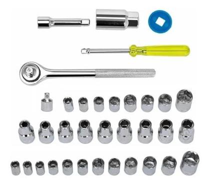 Imagem de Kit 40 Peças Catraca Irreversível: Tudo o que Precisa em uma Só Caixa