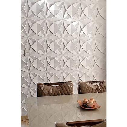 Imagem de Kit 40 Placas PVC 3D Revestimento Parede Dakar 25cm