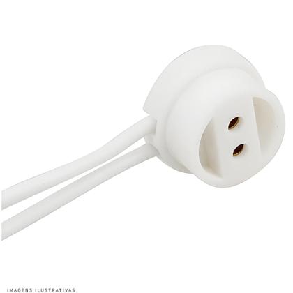 Imagem de Kit 40 Soquete p/ Lâmpada Fluorescente Cerge T5 com Rabicho