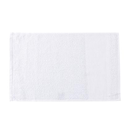 Imagem de Kit 40 Toalhas Lavabo Branco Para Bordar Liso