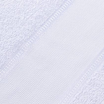 Imagem de Kit 40 Toalhas Lavabo Branco Para Bordar Liso