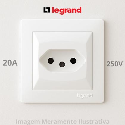 Imagem de Kit 40 Tomada 2p+t 20a Sistema X Pial Legrand 675061 Branco