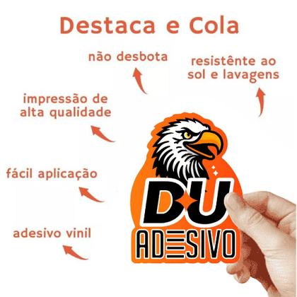Imagem de Kit 41 Adesivos Holográfico Para Moto Carro Bike Du'Adesivo