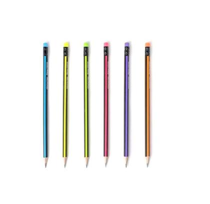 Imagem de Kit 48 Lápis Preto Tristar Neon Triângular HB Alfabetização