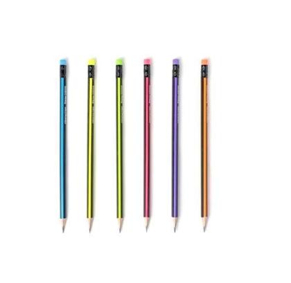 Imagem de Kit 48 Lápis Preto Tristar Neon Triângular Hb Alfabetização