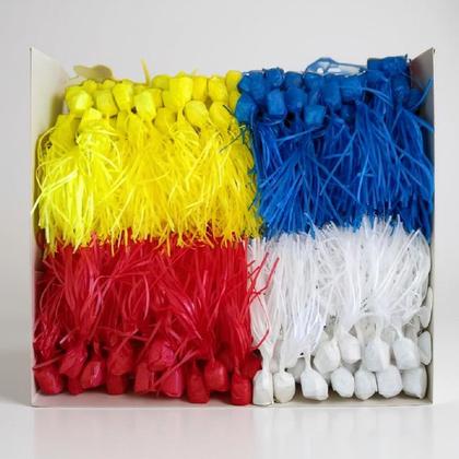 Imagem de Kit 48 Papel Seda Verde Claro para Embalar Bala De Coco