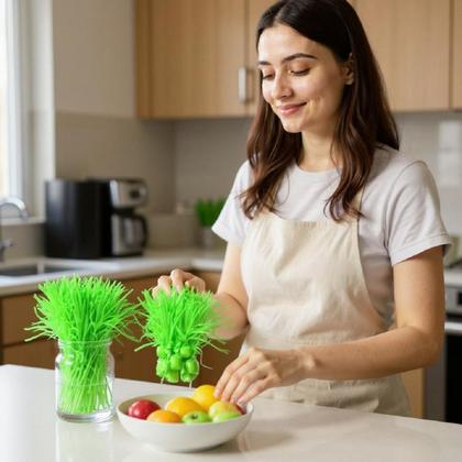 Imagem de Kit 48 Papel Seda Verde Claro para Embalar Bala De Coco