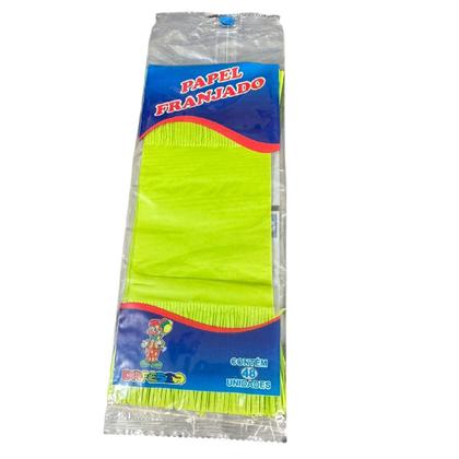 Imagem de Kit 48 Papel Seda Verde Claro para Embalar Bala De Coco