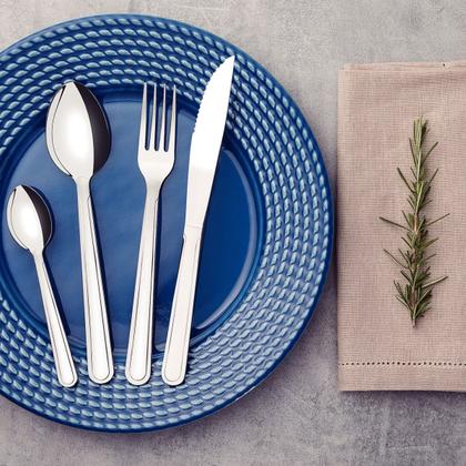 Imagem de Kit 48 Peças Faqueiro Tramontina Búzios Talheres Em Aço Inox