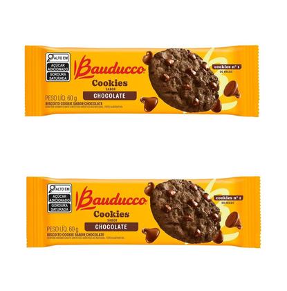 Imagem de kit 48un Biscoito Cookie gotas de Chocolate 60g- Bauducco