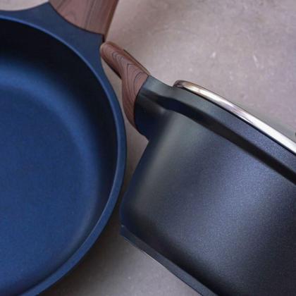 Imagem de Kit 4pç Caçarolas Frigideiras Antiaderente Temperatti Nigro