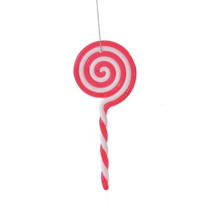 Imagem de Kit 4pçs enfeite natalino pirulito verm branc 1pc 5.5x13cm