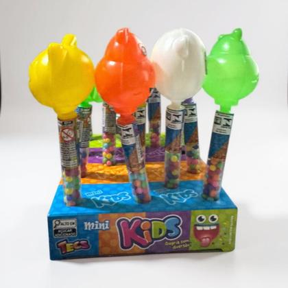 Imagem de kit 4un bichinhos com Balinhas Confeitos tecs mini kids 5gr