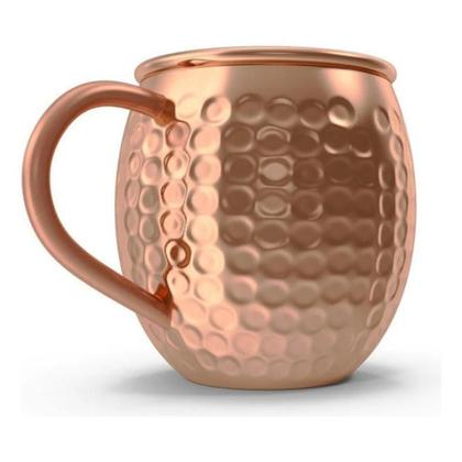 Imagem de Kit 4Un Copo Caneca Inox Para Drink Moscow Mule 450Ml Rosê