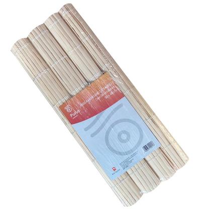 Imagem de Kit 4UN Jogo Americano Bambu Mesa Jantar Sala Restaurante