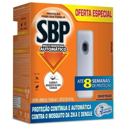 Imagem de Kit 4x Aparelho Inseticida Automático SBP + Refil 250ml