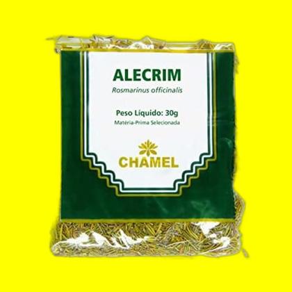 Imagem de Kit 4x Chá Pacote Alecrim Folhas 30g - CHAMEL