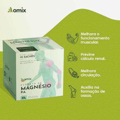 Imagem de Kit 4X - Cloreto De Magnésio P.A. - 396G - Omix