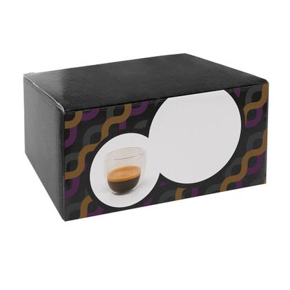 Imagem de Kit 4x Copos Para Café em Vidro Isotérmico Parede Dupla 75 ml TopGet