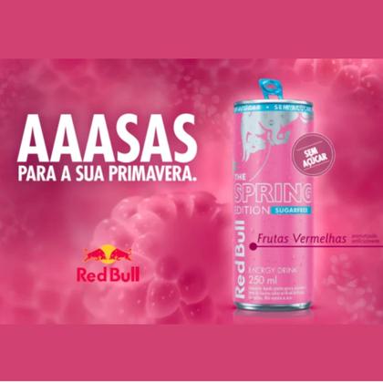 Imagem de Kit 4x Energético RED BULL Sugar Free Frutas Vermelhas 250ml