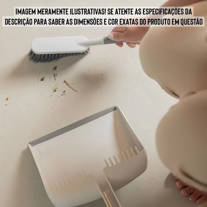 Imagem de Kit 4x Escova e Pá de Mao Limpeza Lavanderia Banheiro - Ou