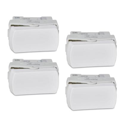 Imagem de Kit 4x Interruptor Paralelo S3B72030 Branco Miluz Schneider