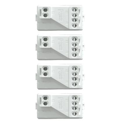 Imagem de Kit 4x Interruptor S400207 Branco Fosco Lunare Up Schneider