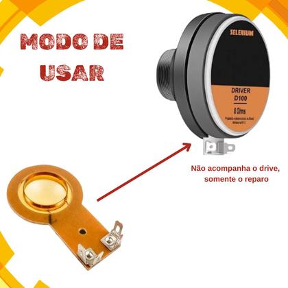 Imagem de Kit 4x Reparo Driver Para Selenium Dt 150/d100 Forceone