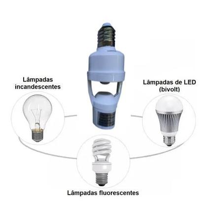 Imagem de KIT 4X Sensores Presença Fotocélula para Lâmpada Soquete E27