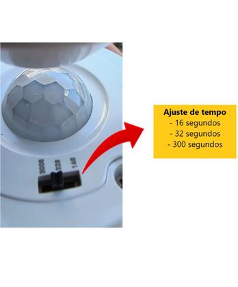 Imagem de KIT 4X Sensores Presença Fotocélula para Lâmpada Soquete E27