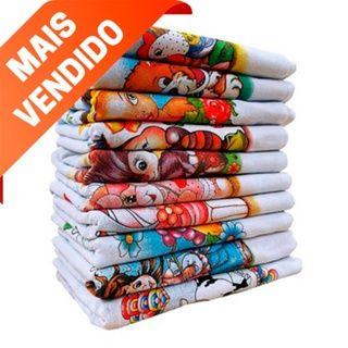 Imagem de Kit 5/ 10/ 15/ ou 20 Panos de Prato + Pano de Chão Xadrez - Pano de Prato Estampado