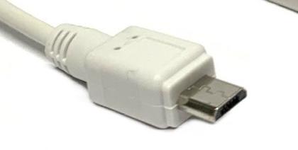 Imagem de Kit 5 Adaptador de Rede Micro USB Para RJ45 Lan Ethernet Nfe